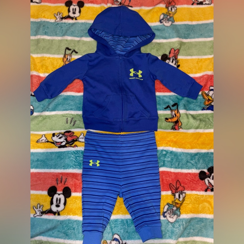 Baby Under Armour Outfit Set •Size 0-3 Months